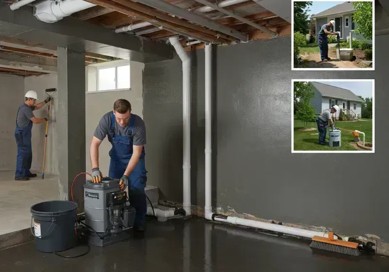 Basement Waterproofing and Flood Prevention process in West End, NY